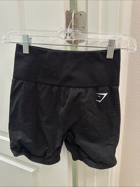 Gymshark Black Seamless High-Waist Bike Shorts